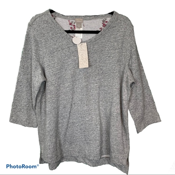 Chico's Sweaters - 🥑5/$25 Chicos terry knit pullover sz L NWT